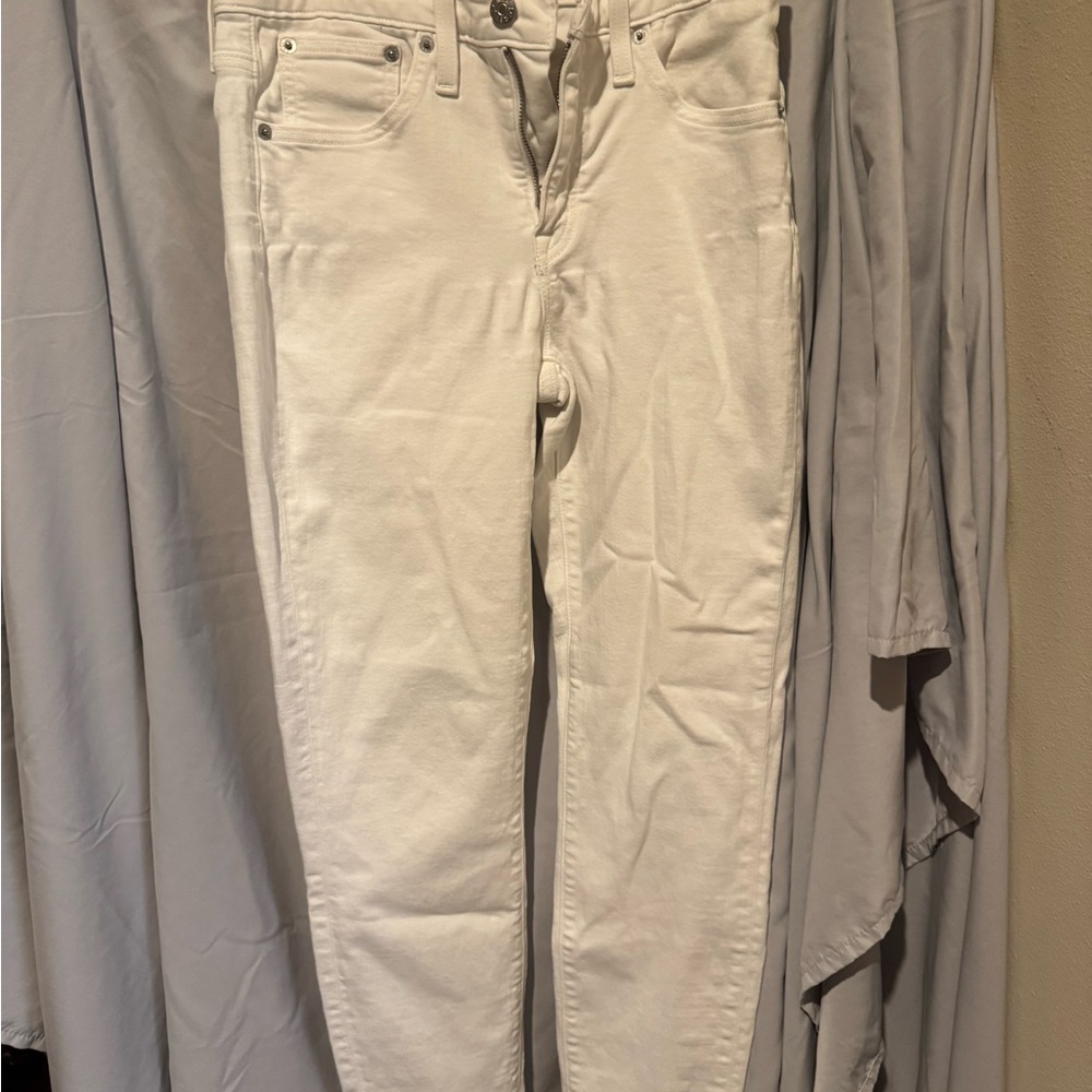 J. Crew Skinny Jeans in White